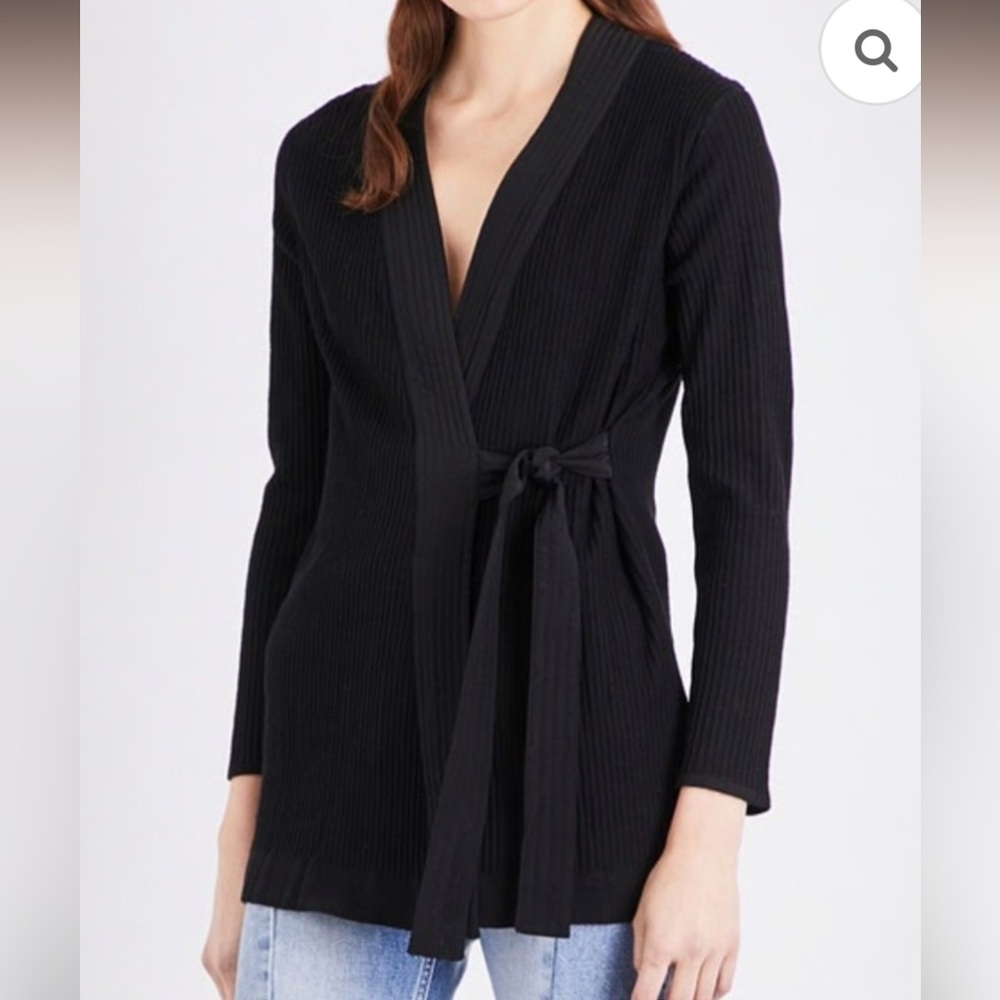 SANDRO Paris Kimono Wrap Top Size 1